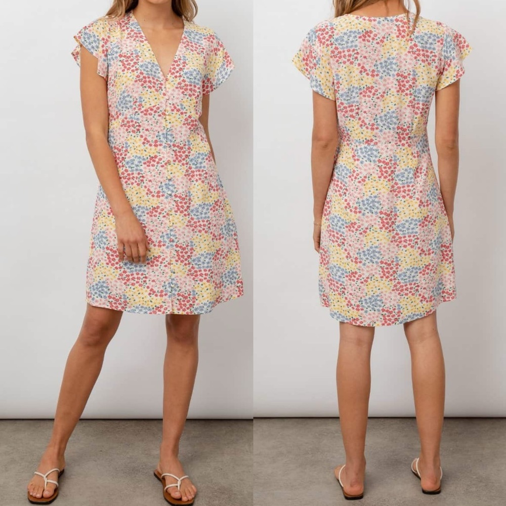 RAILS HELENA DRESS FLOWER MEADOW valentine